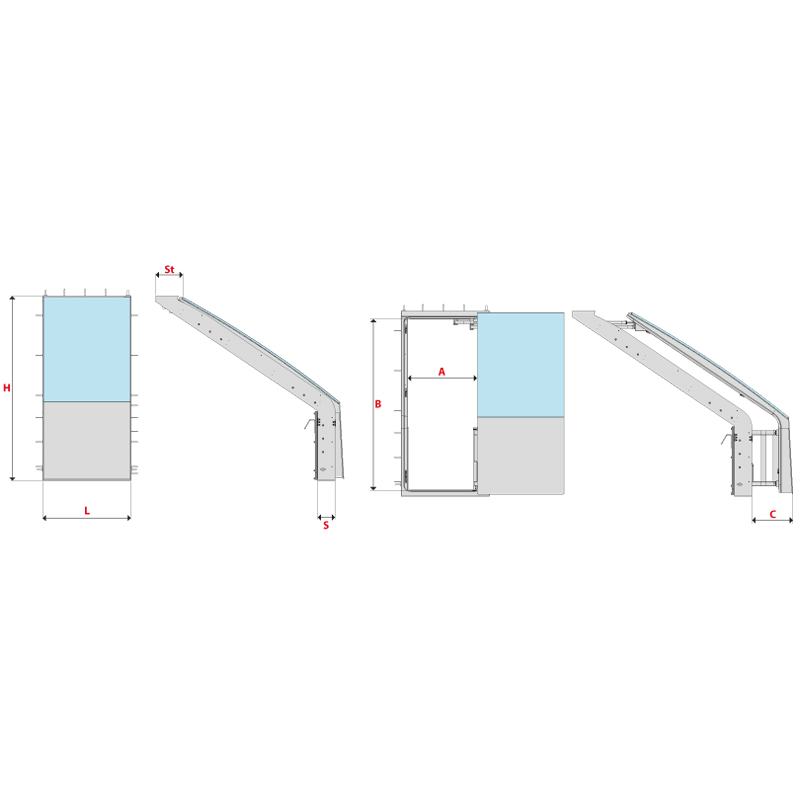Pantograph door 2332.84
